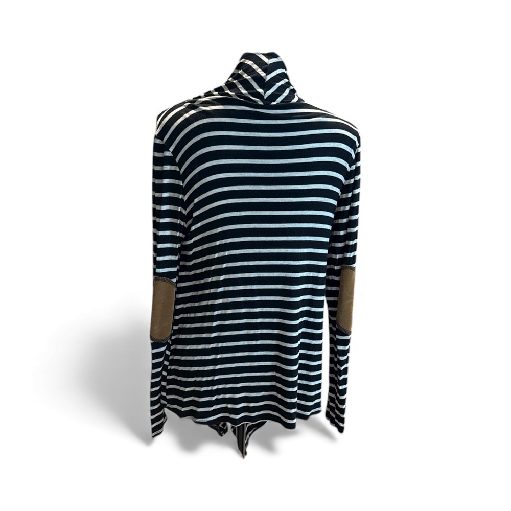 Lyss Loo Drapey Elbow Patch Open Long Duster - image 2